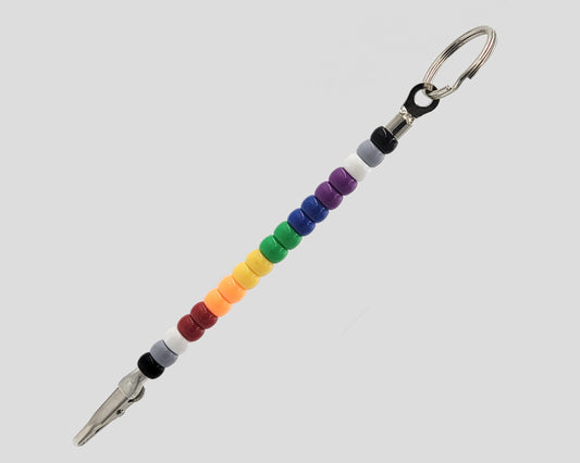 Beaded Bracelet Helper Keychain - LGBTQ  -  FREE SHIPPING!